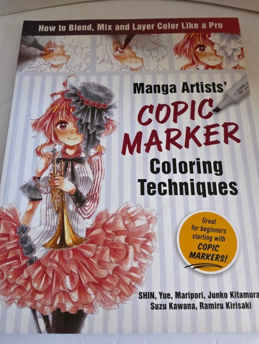 Manga Artists Copic Marker Coloring Techniques: Learn How To Blend Mix & More